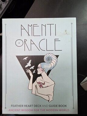 Feather Heart Amenti Oracle Deck & Guide Book - White